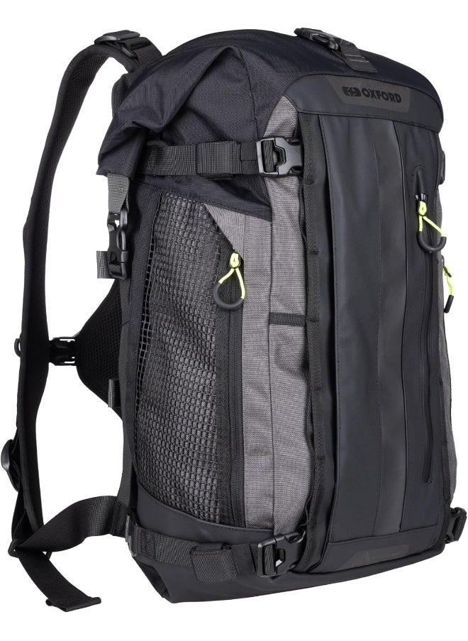 Oxford Oxford Atlas B-30 Advanced Backpack Modular Motorcycle Luggage, 30l, Charcoal/Black  - Image 1