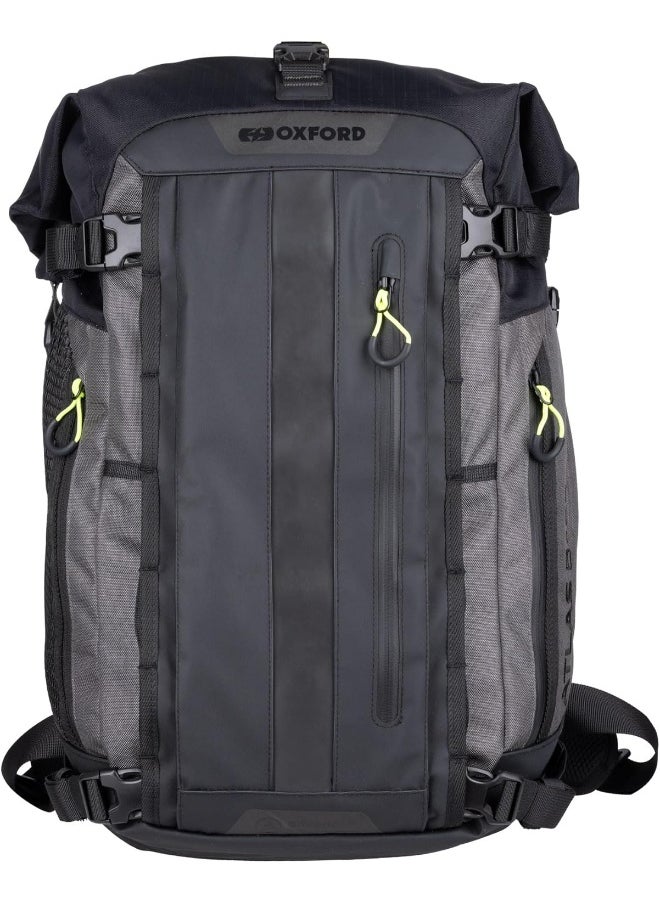 Oxford Oxford Atlas B-30 Advanced Backpack Modular Motorcycle Luggage, 30l, Charcoal/Black  - Image 2