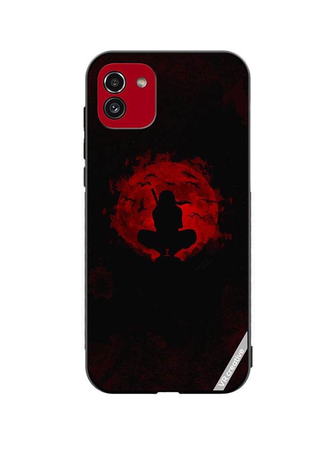 VR CREATIVE Protective Case Cover For Samsung Galaxy A03 Bat Moon Design Multicolour - Image 1