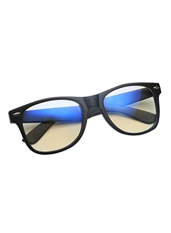 NIBEMINENT Blue Anti-Reflective Eyewear Transparent Eyeglasses 