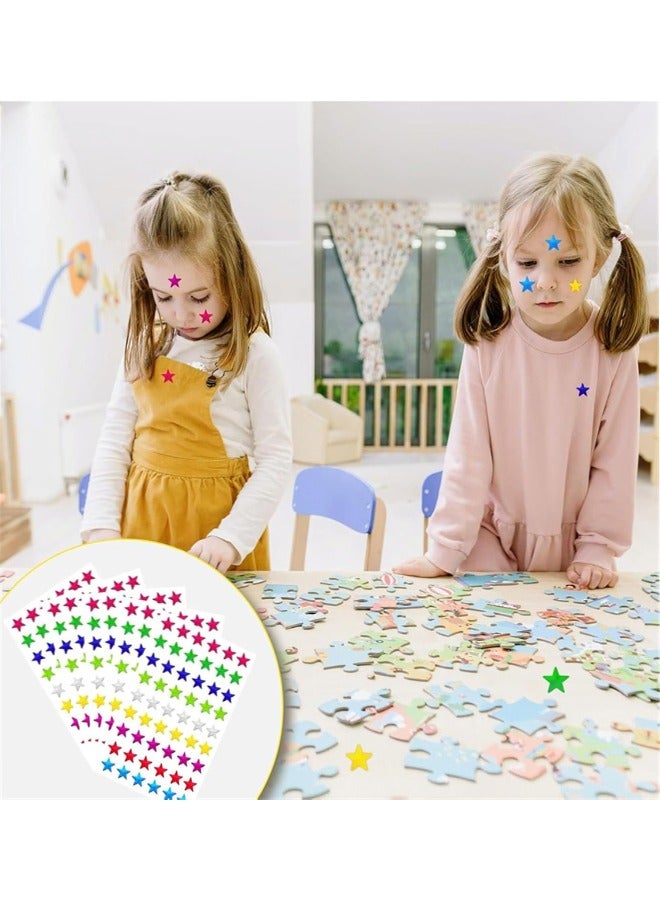 2700 Pcs Star Stickers, Small Foil Star Sticker Kid Star Stickers Colorful Self Adhesive Star Stickers for Paper Notebook, Journal, Teachers Supplies for Kids Students Reward - Image 4
