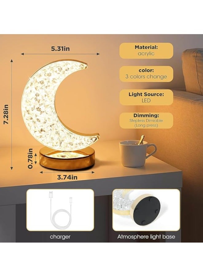 Moon Table Lamp with 3 Colors Models Touch Lunar - Image 2