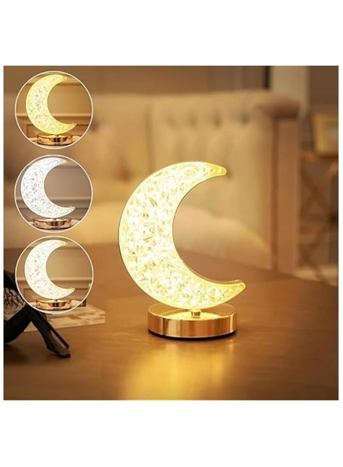 Moon Table Lamp with 3 Colors Models Touch Lunar - Image 1