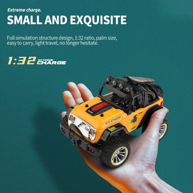 322221 RC Car 2.4GHz Off-Road Car 1/32 Racing Car Remote Control Truck 25km/h RTR Red Yellow Delivery Randomly - Image 4