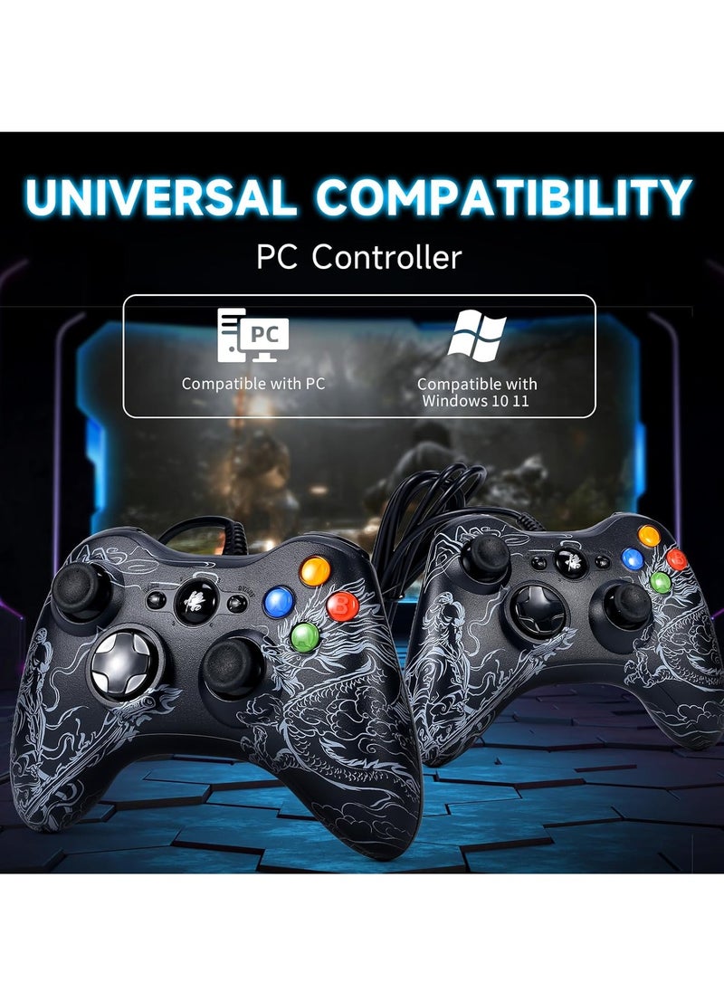 AirYoung - Black Myth Wukong Controller for Gaming, Wired Controller Compatible with Microsoft PC Windows 10/11, Wired Gaming Controller with Good Grip 3D Joystick(Black) - Image 1