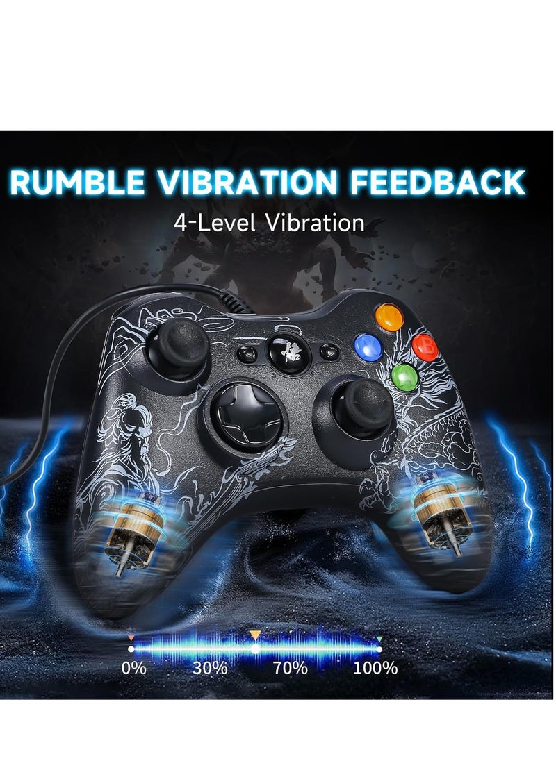 AirYoung - Black Myth Wukong Controller for Gaming, Wired Controller Compatible with Microsoft PC Windows 10/11, Wired Gaming Controller with Good Grip 3D Joystick(Black) - Image 1