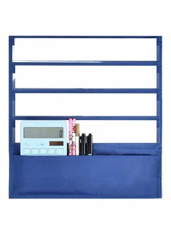 KASTWAVE Daily Schedule Pocket Chart, blue Visual Class Schedule Chart with 13+1 Pockets  - Image 4