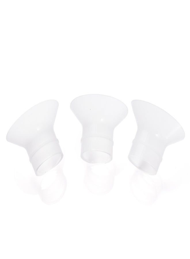 هوريجن ملحق بديل لمضخة الثدي الكهربائية، يتضمن 3 قطع من حشوات الشفة مقاس 21 مم، ومحول سيليكون ناعم لمضخة الثدي القابلة للارتداء XN/MD-2267A. - Image 5