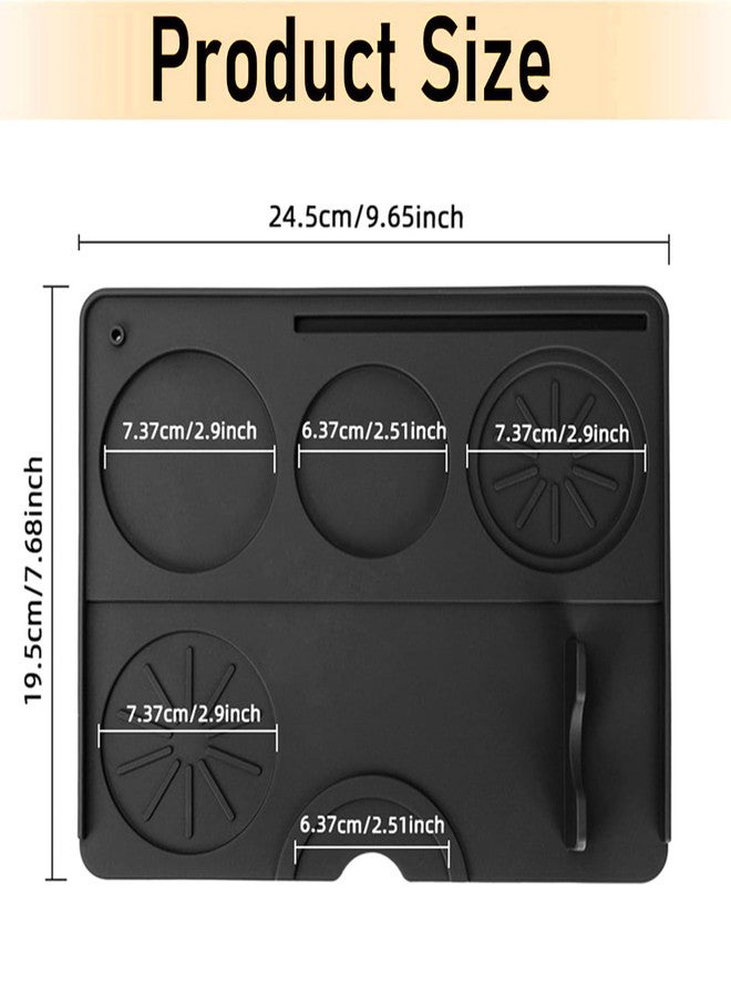 ZJSTRO Espresso Tamping Mat, Tamper Mat for Espresso Machine Acceessories, Food Grade Silicone,9.84''x7.87'' Waterproof Heat Resistant Easy to Clean - Image 2