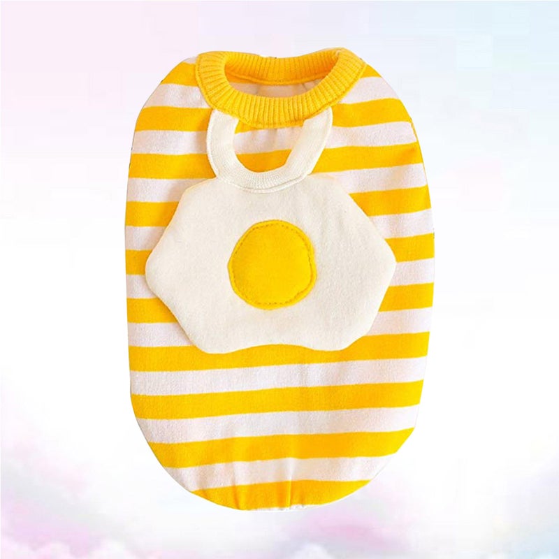 Spring Pet Clothes Striped Vest Dog Clothes Pet Supplies Accessories for Dog Pet Size XL Yellow - Image 2