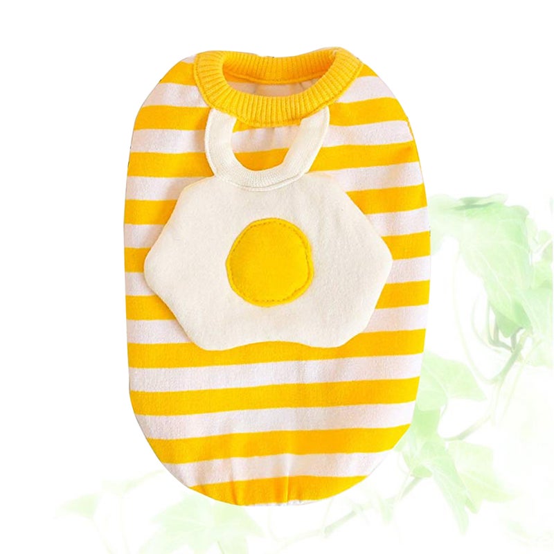 Spring Pet Clothes Striped Vest Dog Clothes Pet Supplies Accessories for Dog Pet Size XL Yellow - Image 3