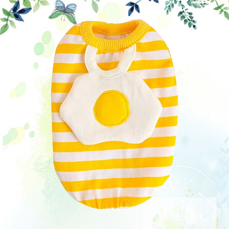 Spring Pet Clothes Striped Vest Dog Clothes Pet Supplies Accessories for Dog Pet Size XL Yellow - Image 5