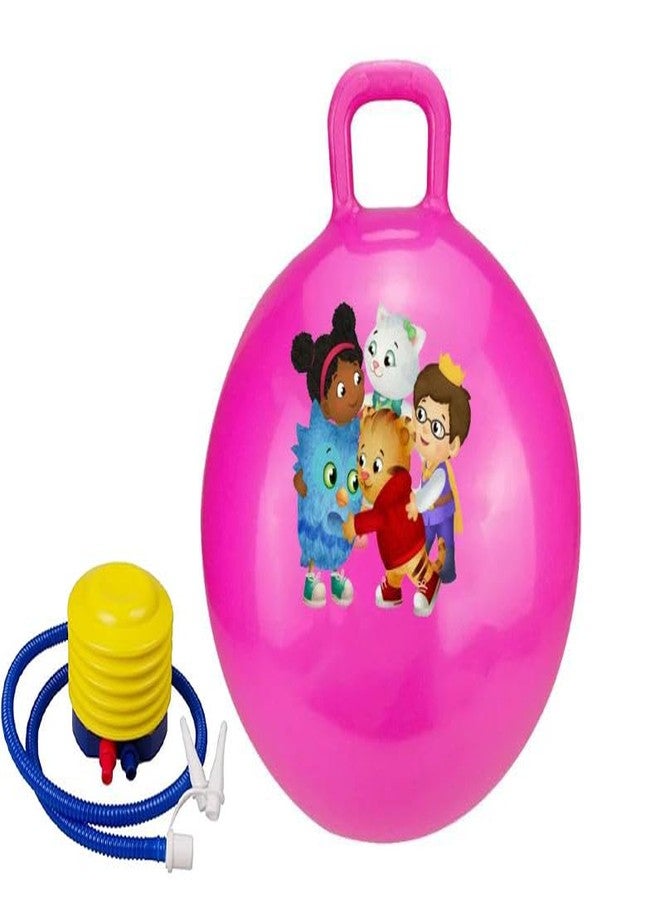 Arcanine Space Hopper Ball With Air Pump For Age 5 To 7 Years And Up, Hop Ball, Kangaroo Bouncer, Hoppity Hop, Jumping Ball, Sit And Bounce (Size:65 Cm), Multi - Image 1