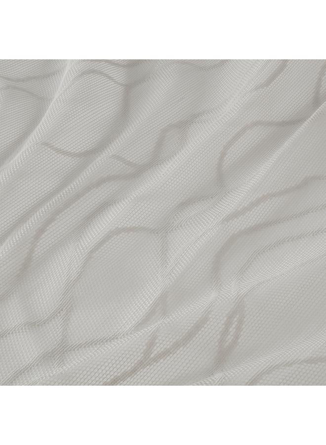 erorex Sheer curtains, 1 pair, with heading tape/grey, 145x300 cm - Image 5