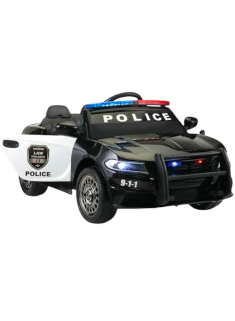 Cute ninos Electric Ride On Police Car For Kids With Remote Control For Children 3 to 8 years  - Image 2