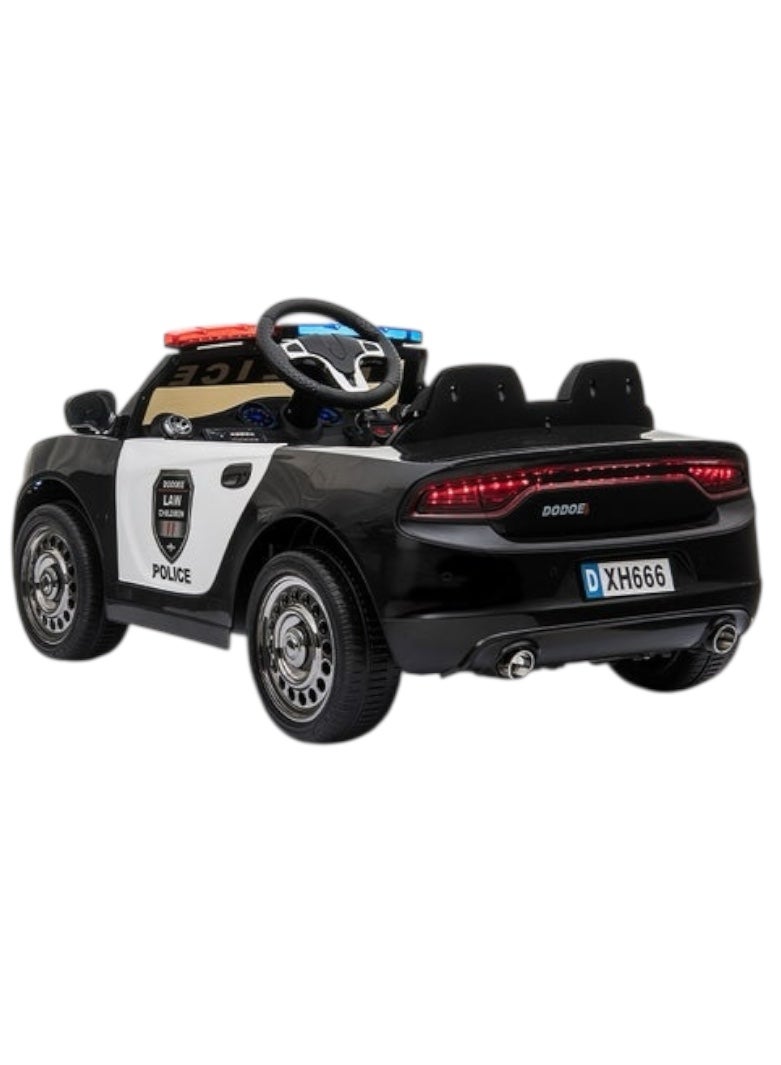 Cute ninos Electric Ride On Police Car For Kids With Remote Control For Children 3 to 8 years  - Image 3