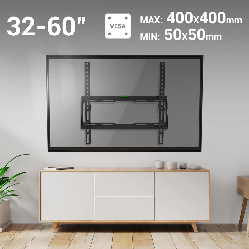Atlantis P022-286ST TV Wall Mount Tilting Wall Bracket for 32" to 60" TVs, Max 35 kg, Max VESA 400 x 400. Vertical Tilt from 0 ° to -8 °. - Image 2