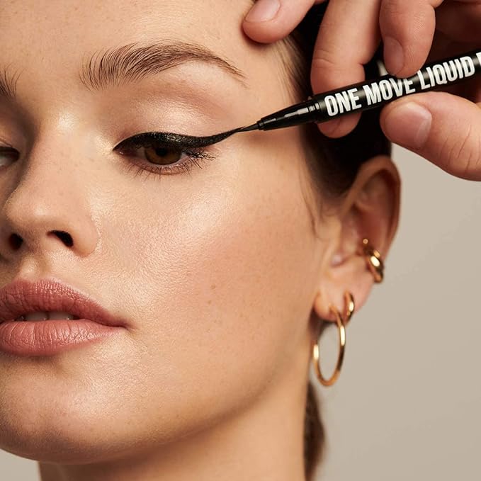 INGLOT One Move Liquid Eyeliner Black Gel Liner Liquid Form Waterproof QuickDrying Smudge Proof High Pigmentation Vegan