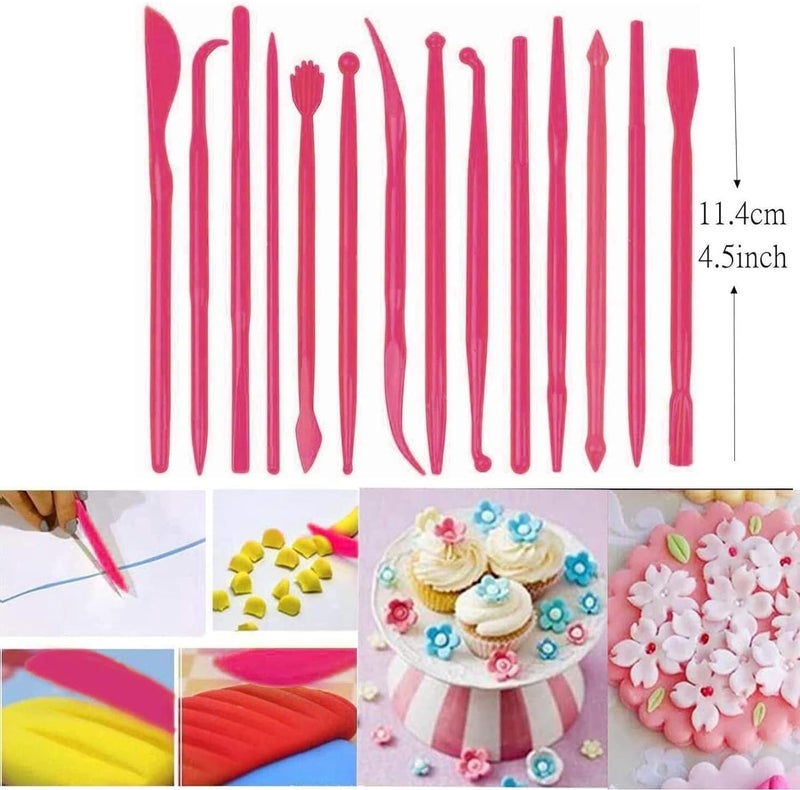 ALMEKAQUZ 47 PCS Fondant Cutters Tools Set for Cake Decorating - Image 3