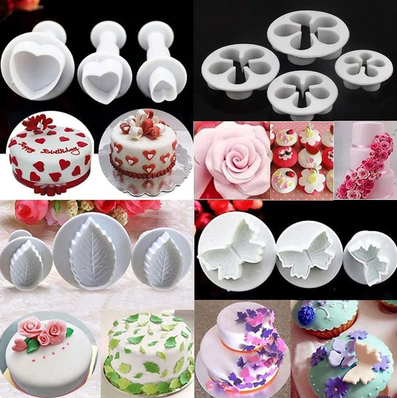 ALMEKAQUZ 47 PCS Fondant Cutters Tools Set for Cake Decorating - Image 4