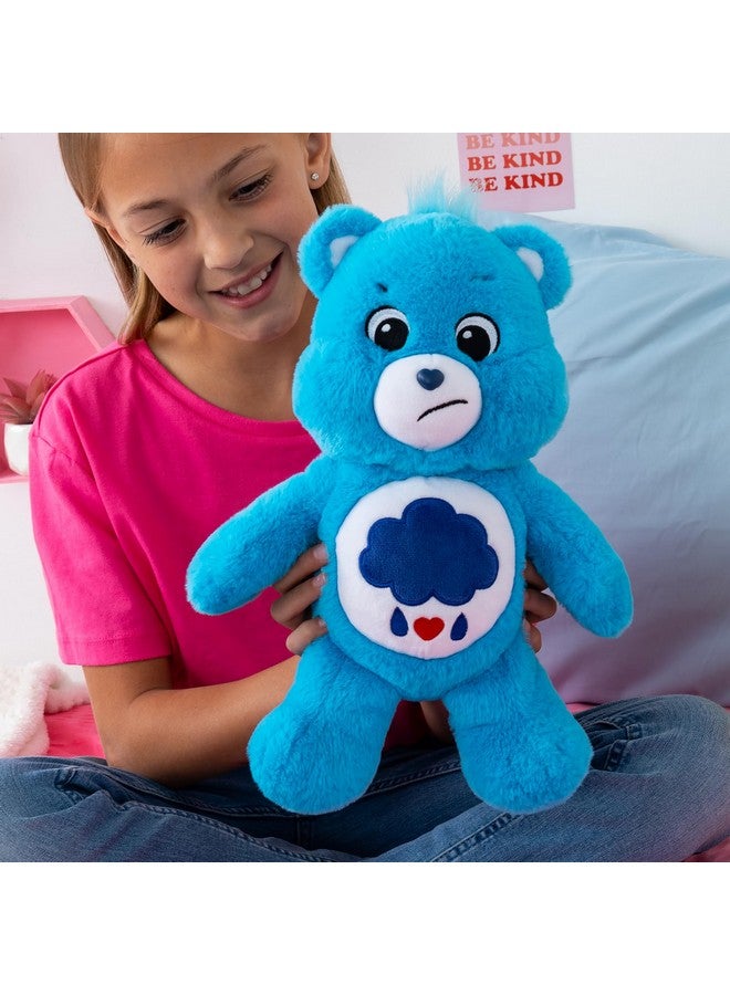 Care Bears 14” Grumpy Bear Blue Plushie For Ages 4+ Perfect Stuffed Animal Holiday, Birthday Gift, Super Soft And Cuddly Good For Girls And Boys, Employees, Collectors - Image 4