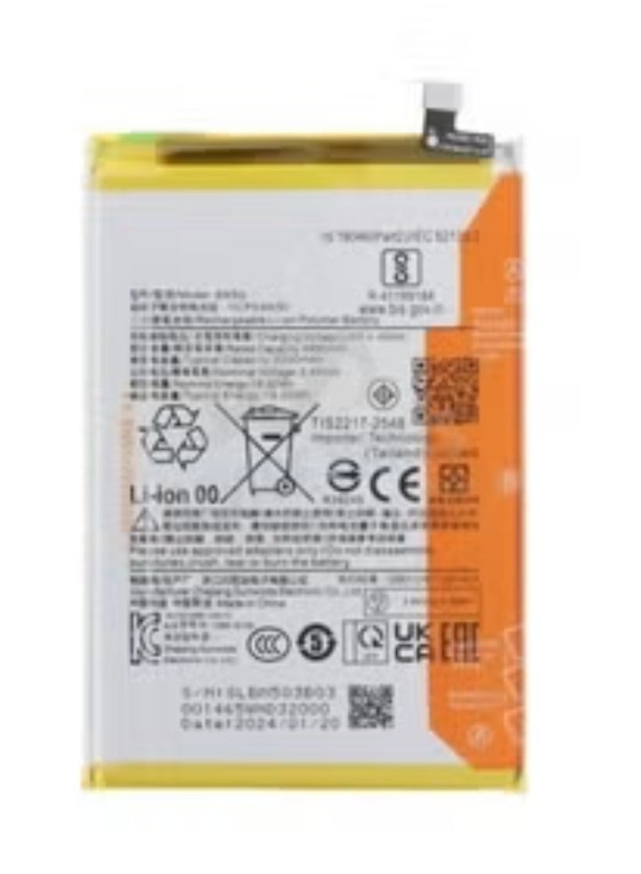 MUNTAQI High-Capacity 5000mAh Replacement Battery with Adhesive for Xiaomi Redmi 13C, 13C 5G, and Poco C65 | Long-Lasting Lithium-Ion Cell for Daily Use | Reliable Backup Battery with Original Charging Support | Easy DIY Install | Secure Adhesive Strip Included - Image 2