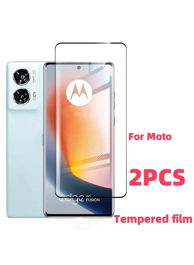 Tempered Glass Screen Protector For Edge 40 Pro Compatible Models - Image 1