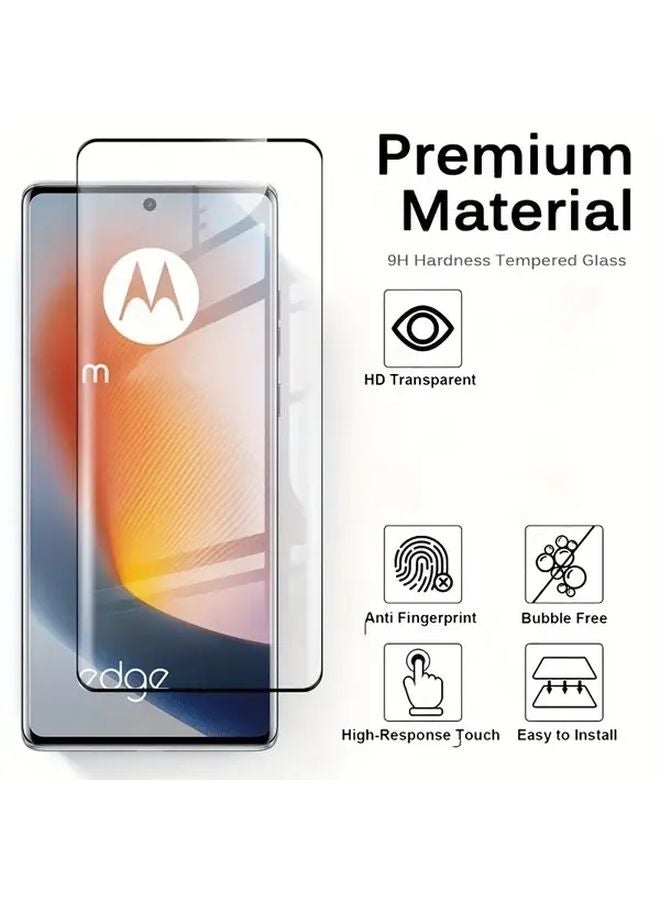 Tempered Glass Screen Protector For Edge 40 Pro Compatible Models - Image 3