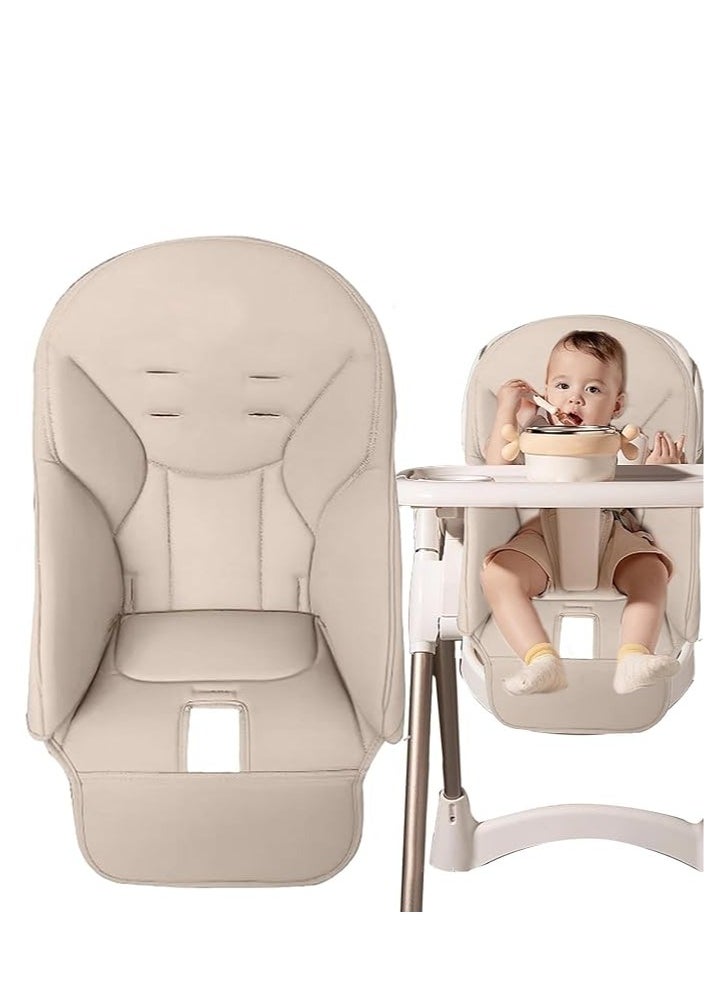 General High chair cushion cover for Peg-Perego, Siesta Zero3, Baone, Kosmic Janés Infant high chair cushion padding Synthetic leather dining chair cover  - Image 1