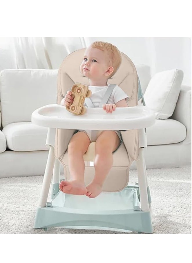 General High chair cushion cover for Peg-Perego, Siesta Zero3, Baone, Kosmic Janés Infant high chair cushion padding Synthetic leather dining chair cover  - Image 3