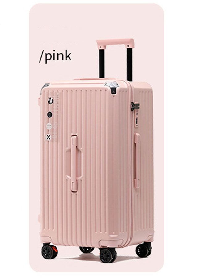 NKX Set of 2 Premium Expandable Aluminum Frame ABS and PC Suitcase With USB charging port and C type and 5 wheel,24 and 32 Inch  - Image 3