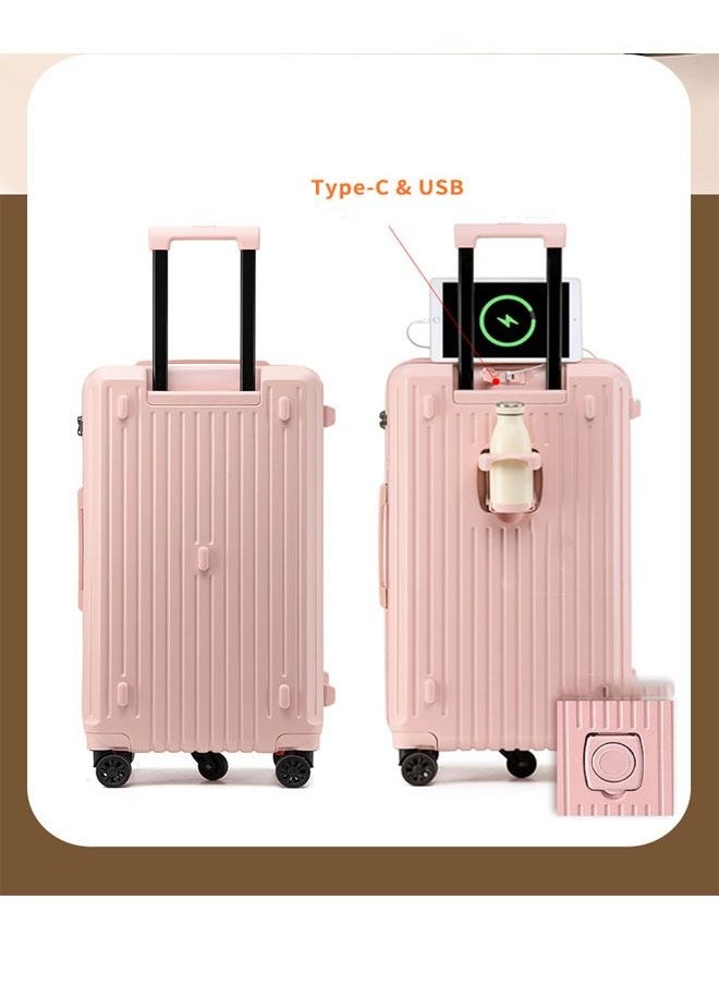 Set of 2 Premium Expandable Aluminum Frame ABS and PC Suitcase With USB charging port and C type and 5 wheel,24 and 32 Inch - pzsku/Z306B9413D17474CD23ABZ/45/_/1693205514/58ba0b47-0d48-4bb7-a98a-114e3669768a