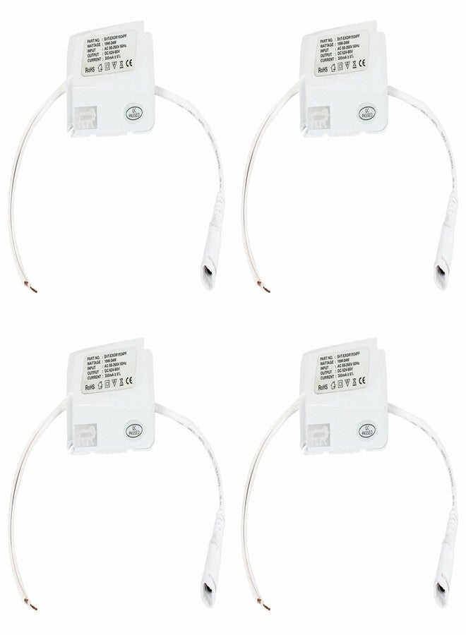 FOS 12-Watt LED Panel Light Recessed Ceiling Lamp, 1200 LUMENS - Slim | Round | Cool White 6500k (Pack of 4) - Image 5