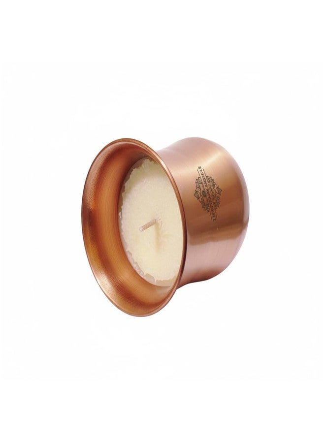 Thirteenkcanddle Copper Jar Soy Wax Candle Handmade Handcrafted Aroma Candles Size - 9.5 x 8 CM - Image 4