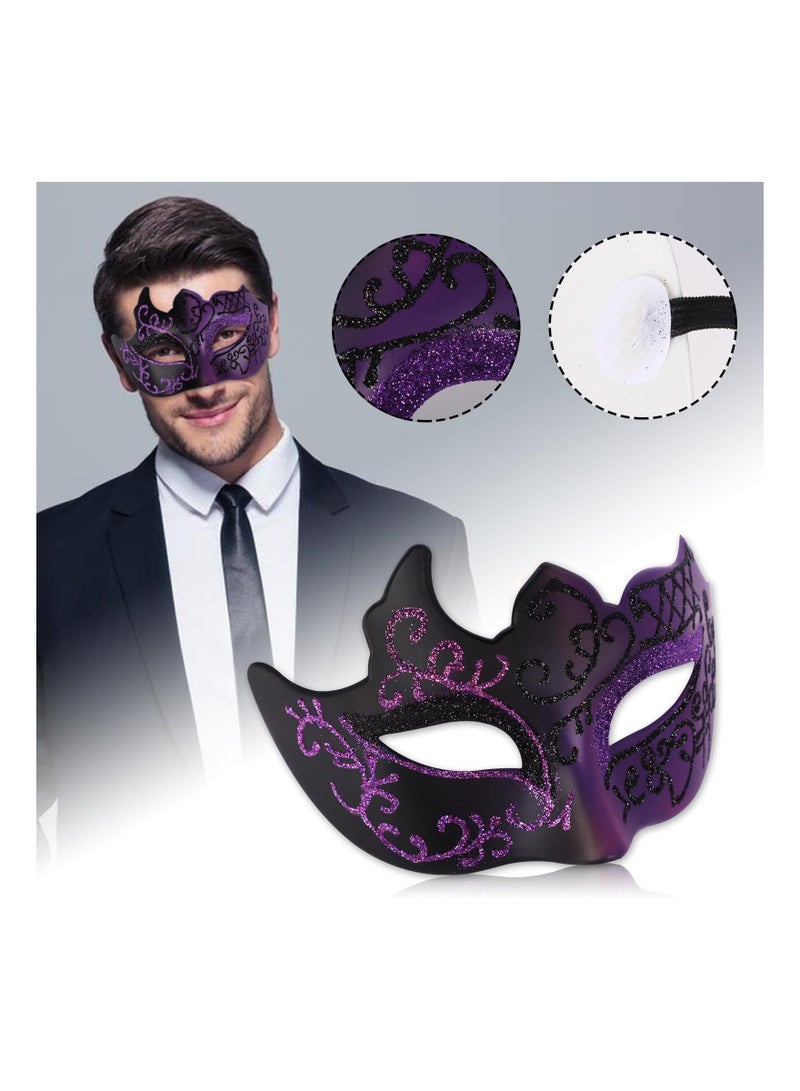 Masquerade Mask for Men Classic Vintage Venetian Mens Mask Lightweight Gentle - Image 2