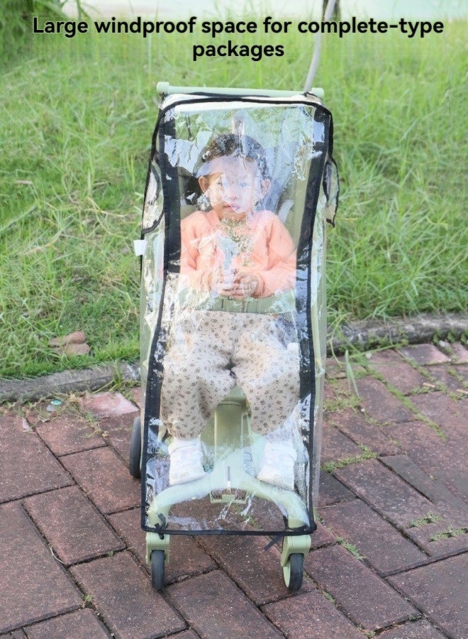 إم مياويان غطاء المطر لعربة الأطفال غطاء للرياح والمطر معطف للرياح والمطر إكسسوارات عربة الأطفال - Image 2