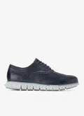 COLE HAAN Navy Blazer-Faded Denim