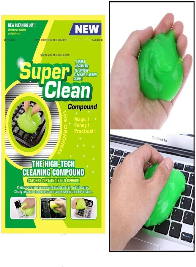 WOLFANO Pack of 3, Reusable Super Clean Slime | Easy Cleaner for Home, Office Interior, Electronics and Other Hard to Clean Products - Image 2