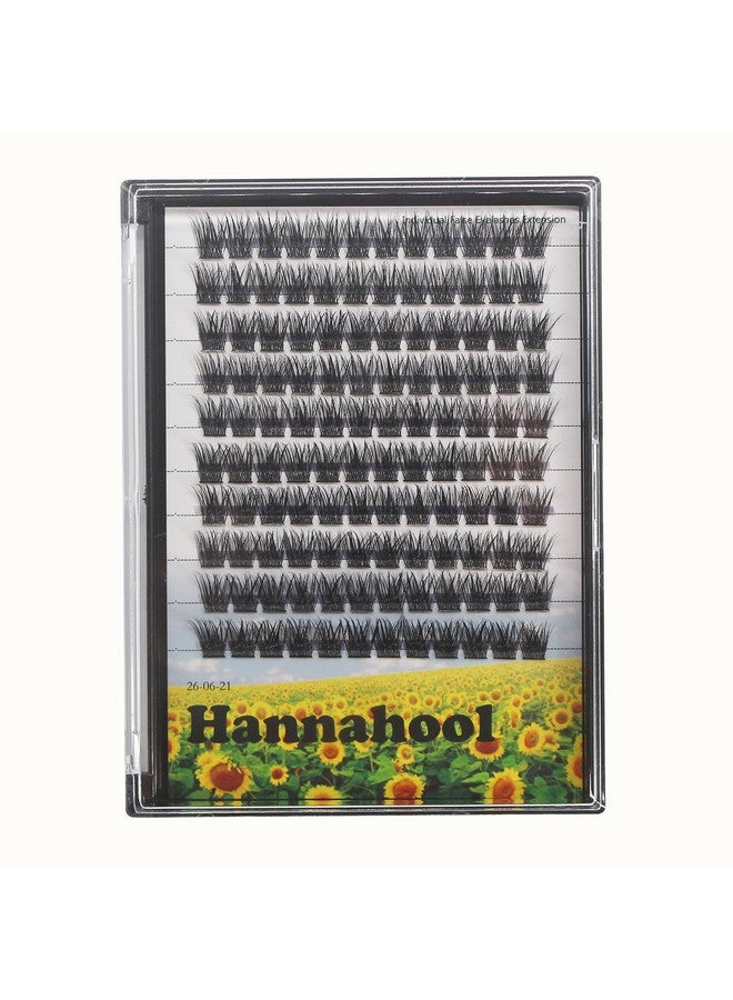 Hannahool Handmade D Curl 10 20Mm To Choose 120Pcs Natural Long Individual Thick Base Cluster Eyelashes Dramatic Look Diy Volume Eye Lashes Extensions (14Mm) - Image 3