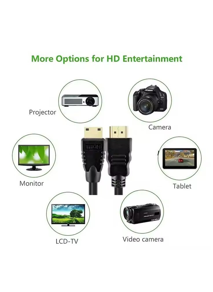 Generic 1.5M Mini HDMI to HDMI Cable  - Image 2