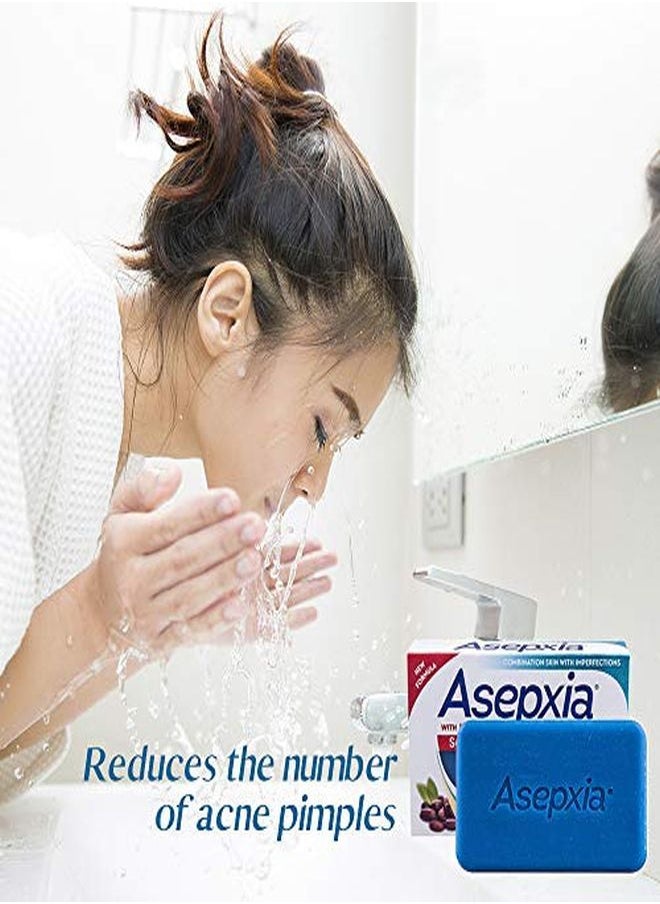 Asepxia - Scrub Soap Bar For Combination Skin 4Oz - Image 1