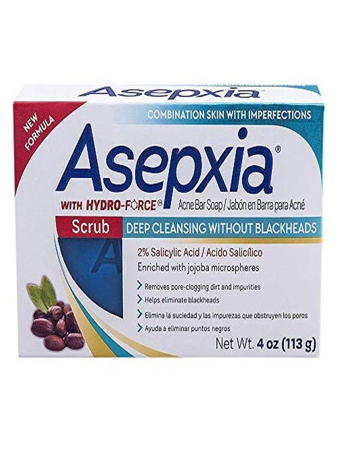 Asepxia - Scrub Soap Bar For Combination Skin 4Oz - Image 1