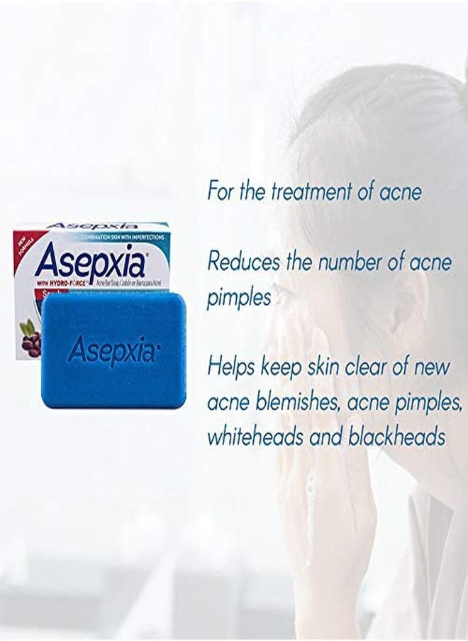 Asepxia - Scrub Soap Bar For Combination Skin 4Oz - Image 1
