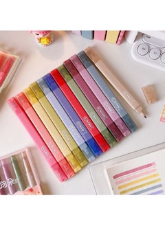 Kawaii Orange Wenduo Double-Ended Scented 12-Piece Pastel Highlighter Set  - Image 1