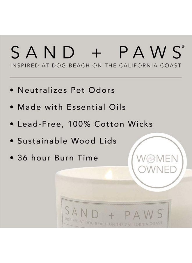 Sand + Fog Sand + Paws Scented Candle - Tropical Citrus - Additional Scents and Sizes -Luxurious Air Freshening Jar Candles Neutralize pet Odors and Enhance Home décor - 100% Cotton Lead-Free Wicks - 12 oz - Image 3