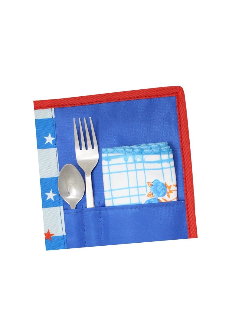 Shopaholic - Shopaholic Printed Dinner Placemats/tablemats for Kids/Teenagers Available (Blue_Baby Mermaid) - Image 1