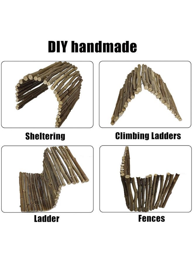 Hamiledyi Extra Large Tortoise Hide Reptile Hiding Cave Turtle Hut Gecko Hideaway Climbing Tunnel Toy Lizard Bendable Wooden Bridge for Adult Bearded Dragon Snake Chameleon Habitat Accessories - Image 5