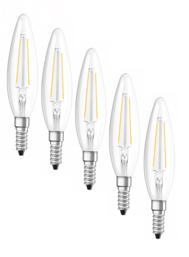 origin LED Filament Bulb 3W-Candle- E14-Colour-WARM White(2700K-3000K)- Pack of 5PC-ORIGIN(Manufacturer) - Image 1