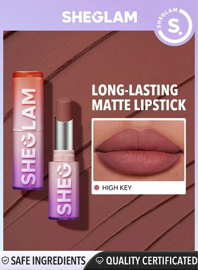 SHEGLAM Dynamatte Boom Long Lasting Matte Lipstick-High Key High Key - Image 2