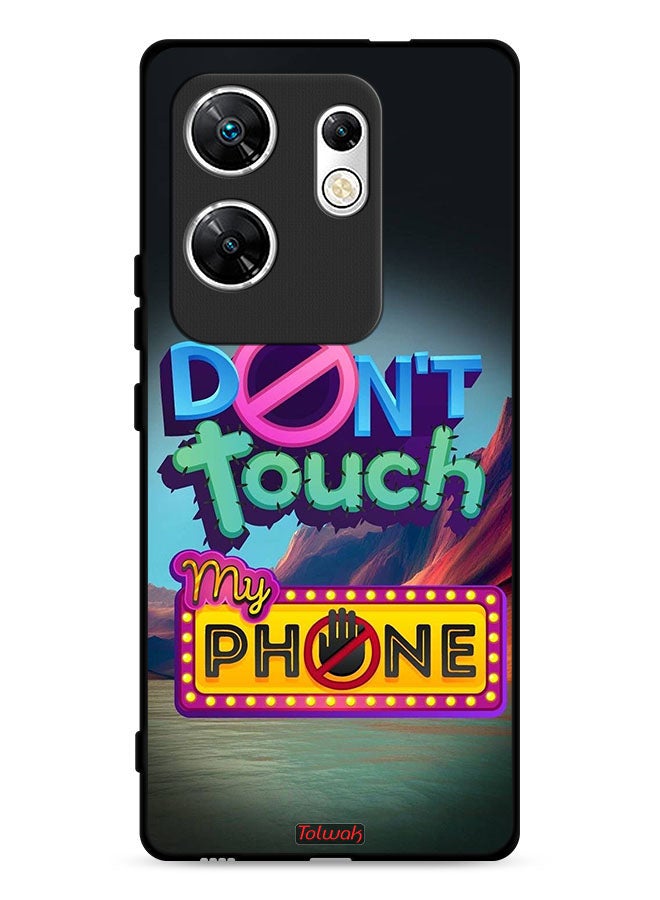 Tolwak Infinix Zero 30 4G Protective Case Cover Do Not Touch My Phone - Image 1